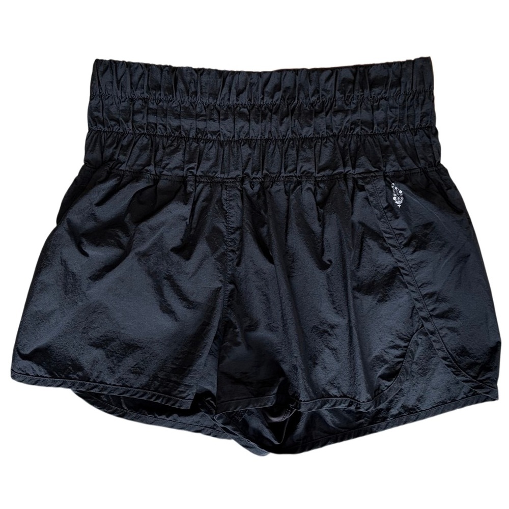 Free People Movement black The Way Home High Rise Lined shorts size L. - Picture 4 of 10